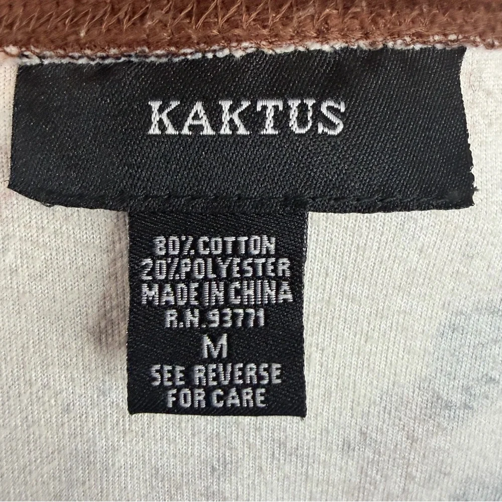Kaktus Animal Patterned Print Zip Jacket
